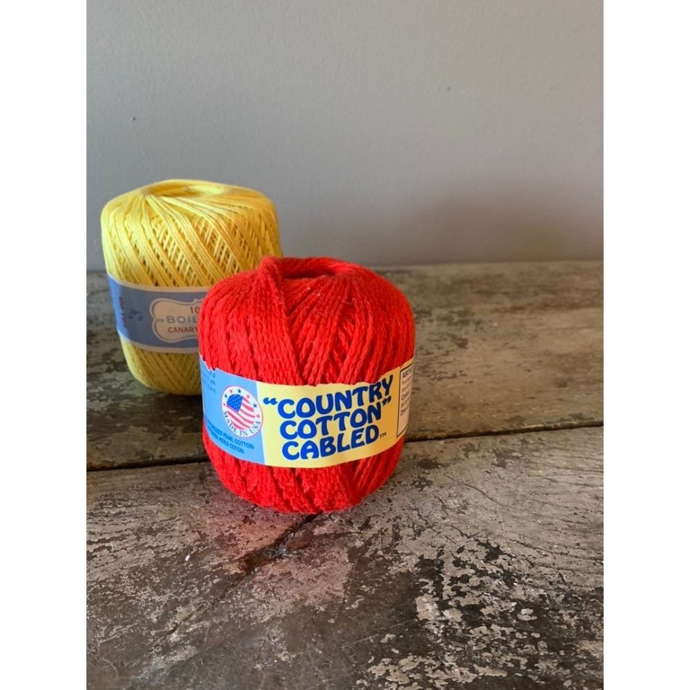 Lot cotton yarn 4 spools - Picture 2 of 4